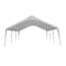 Impact Canopy 20 FT x 20 FT  Event Canopy Carport, 8 Legs, 50mm Steel Pipe , White 070018032 - alternate 5